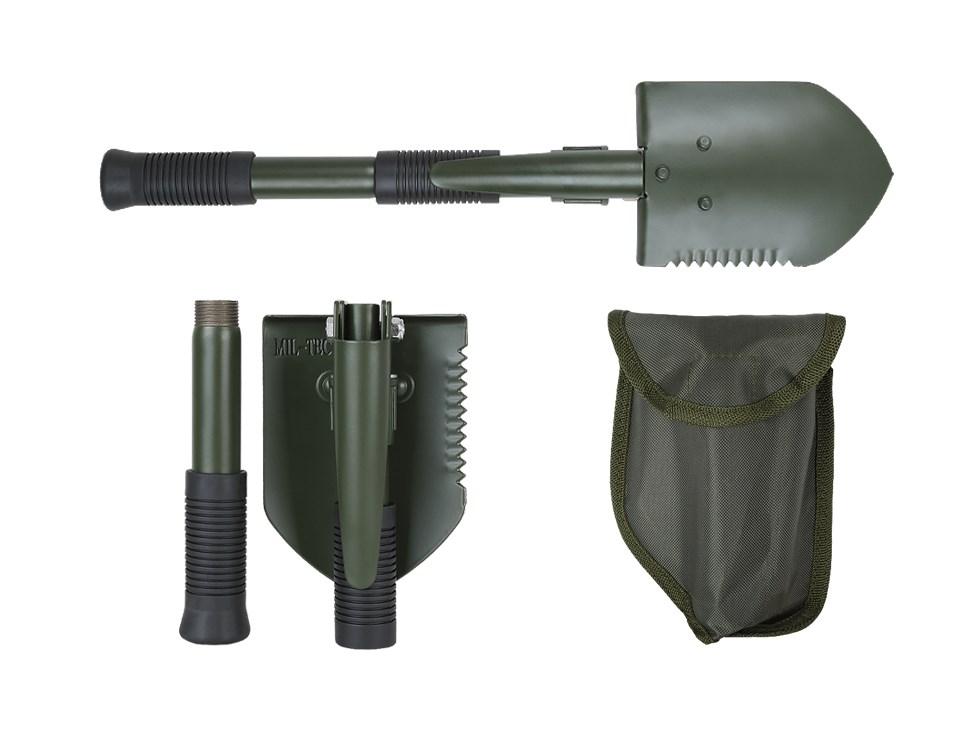 Лопата складана компактна MIL-TEC MINI Olive, 15525000, фото 1