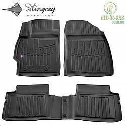 3D Килимки Toyota Auris (E150) 2007-2012 Stingray Автокилимки в салон