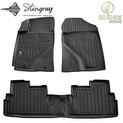 3D Килимки Toyota Corolla Verso (ZER/ZZE) 2004-2009 Stingray Автокилимки в салон