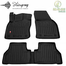 3D Килимки VW Caddy IV 2020- Stingray Автокилимки Volkswagen в салон