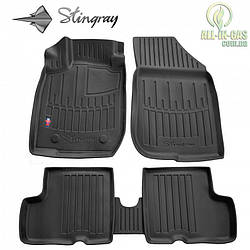 3D Килимки Renault Duster 2010-2018 (2WD) Stingray Автокилимки в салон