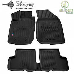 3D Килимки Renault Duster 2010-2018 (4WD) Stingray Автокилимки в салон