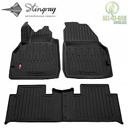 3D Килимки Renault Scenic II 2003-2009 Stingray Автокилимки в салон