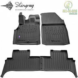 3D Килимки Renault Grand Scenic III 2009-2016 Stingray Автокилимки в салон