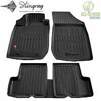 3D Коврики в салон резиновые Renault Logan 2004 2012 Stingray