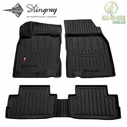 3D Килимки Nissan Qashqai 2014- Stingray Автокилимки в салон