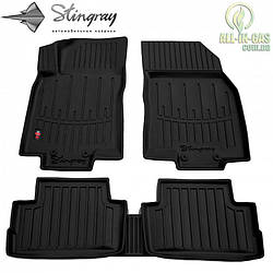 3D Килимки Nissan Rogue Sport (J11) 2013-2021 Stingray Автокилимки в салон