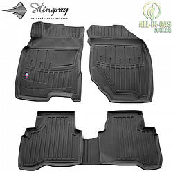 3D Килимки Nissan X-Trail (T30) 2001-2007 Stingray Автокилимки в салон