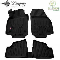 3D Килимки Opel Astra H 2004-2010 (hatchback/universal) Stingray Автокилимки в салон