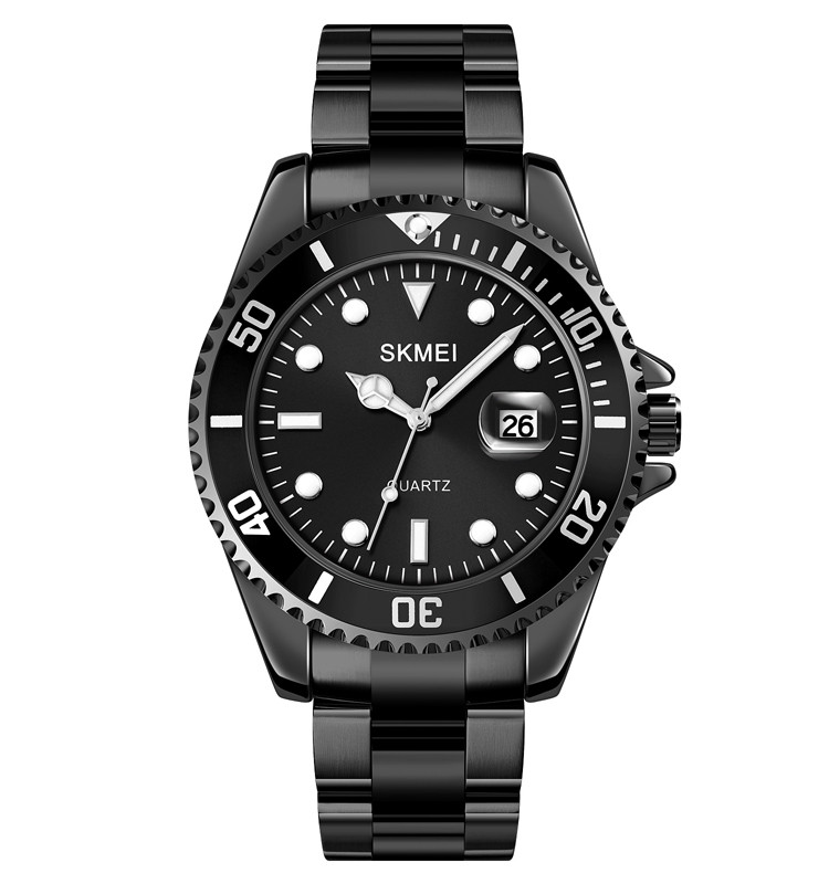 Skmei 1779 чорний класичний годинник чоловічий