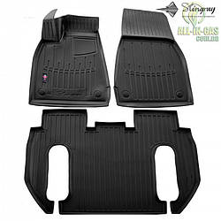 3D Килимки Tesla Model X 2016- (6 місць) Stingray Автокилимки в салон