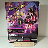 Лялька Дракулаура Monster High у святковій сукні Monster Ball з аксесуарами, фото 6