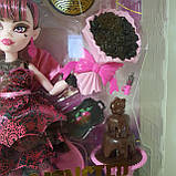Лялька Дракулаура Monster High у святковій сукні Monster Ball з аксесуарами, фото 5