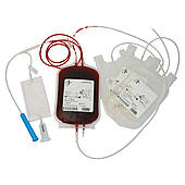 Четверні контейнери для крові з розчином ЦФДА-1 в модифікації 450/150/150/150 з портом для пробірок