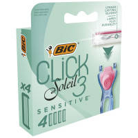 Сменные кассеты Bic Click 3 Soleil Sensitive 4 шт. (3086123644915)