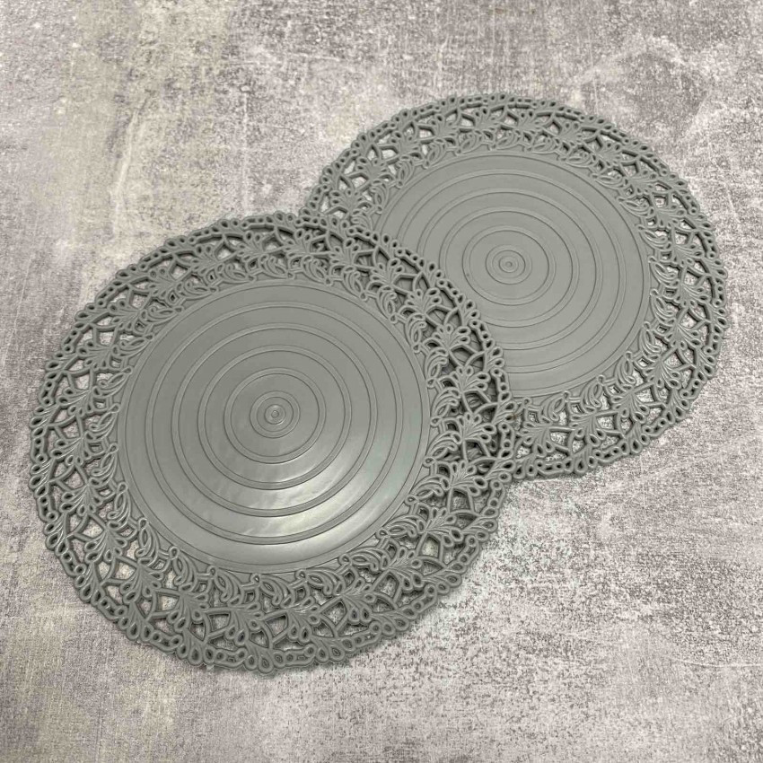 Підставка під гаряче 2 шт Stenson 682 сіра, фото 1