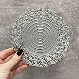 Підставка під гаряче 2 шт Stenson 682 сіра, фото 2