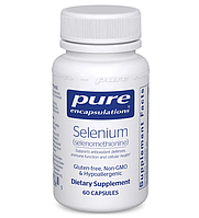 Селен Pure Encapsulations (Selenium) 60 капсул