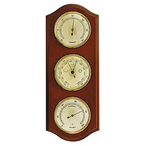 Настінна метеостанція з дерева Moller 203378 (Walnut)
