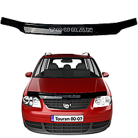 Дефлектор капота мухобойка на Volkswagen Touran 2003-2007 AV-Tuning