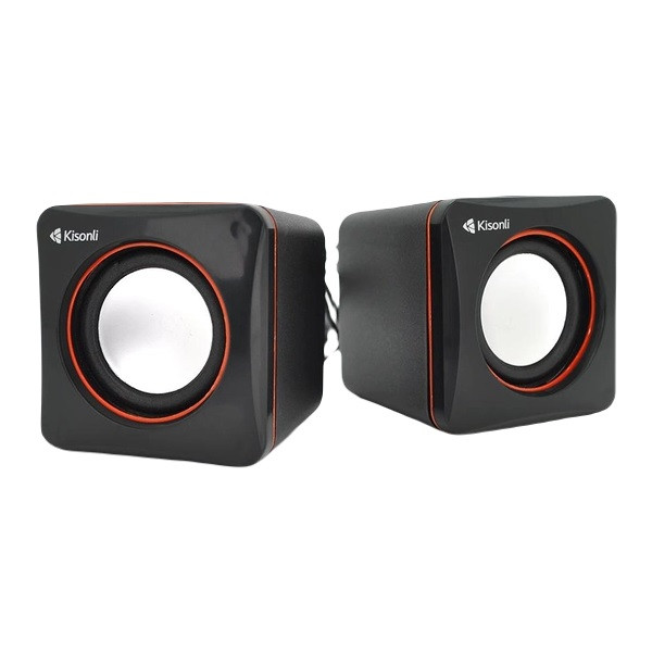 Комп'ютерні колонки Kisonli V400 2.0 3W Black (3_02978)
