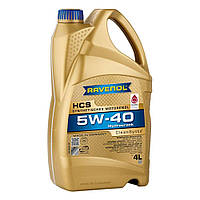 Масло моторное синтетическое 4л 5w-40 hcs RAVENOL (BYD Амулет) RAV HCS SAE 5W40 4L-RAVENOL