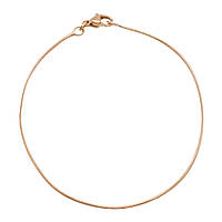 Браслет плетіння "Снейк" лимонна позолота 0,1/19 см Xuping 724342