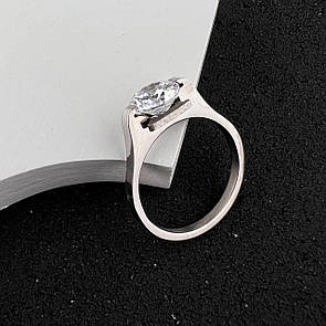 Жіноче кільце з нержавіючої медичної сталі «Галактика» (р 18.6 19.8)