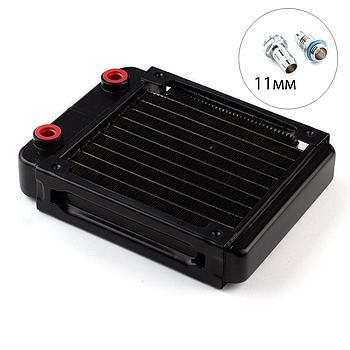 Радіатор для водяного охолодження 120х120 сопло 11мм RAD003