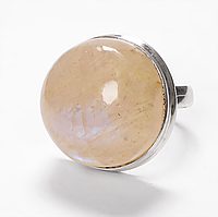Лунный камень серебряное кольцо, 3247КЦЛ