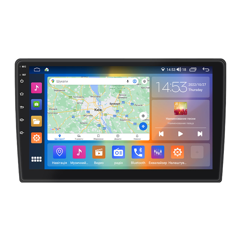 Штатна магнітола 9" Lesko для Peugeot Expert II 2007-2012 4/64Gb CarPlay 4G Wi-Fi GPS Prime Пджо