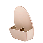 Дзеркало настільне з кишенею для косметики овальне, фото 6