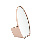 Дзеркало настільне з кишенею для косметики овальне, фото 3