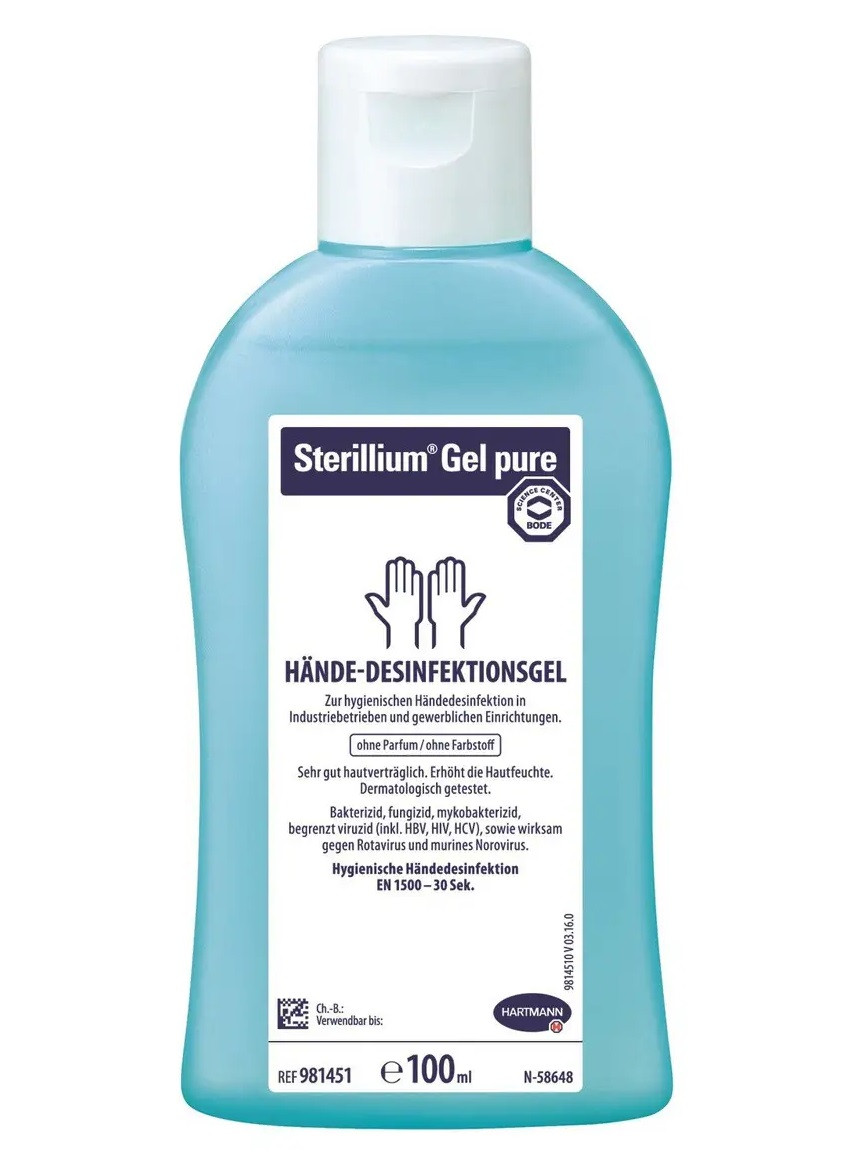 Антисептик для рук Стерилліум класік пур (Sterillium classic pure), 100мл, фото 1