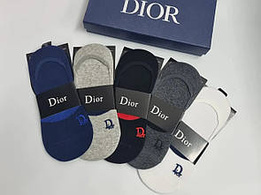 Слідки Christian Dior — набір із п'яти пар із фірмовою вишивкою, унісекс