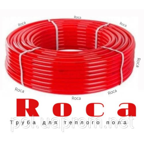 Труби оригінал. для теплої підлоги ROCA PE-RT із кисневим бар'єром 16 мм.