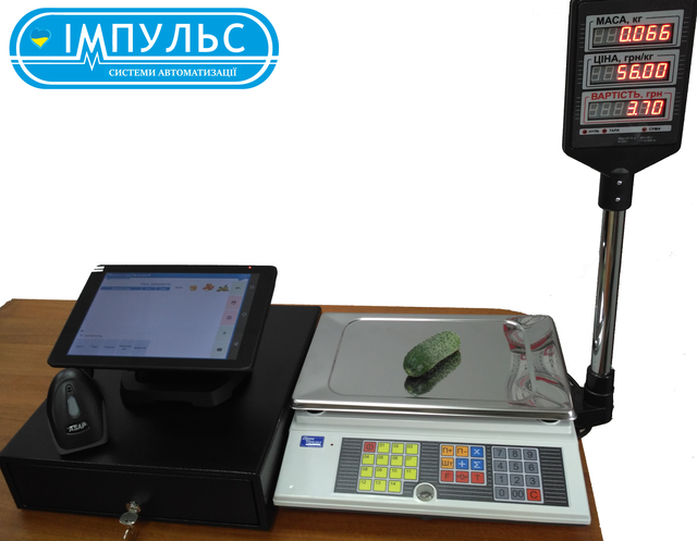 Компактний термінал для магазина, кафе, бара, ресторана