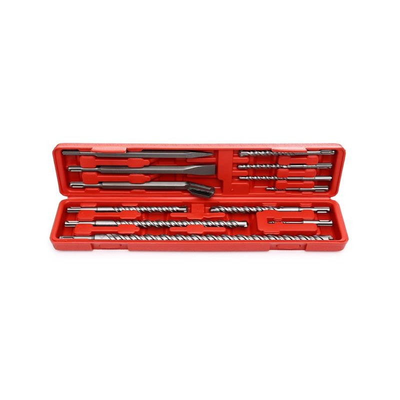 Набір з 9 свердл по бетону + 3 зубила SDS PLUS 12 од. Kraft & Dele KD10206