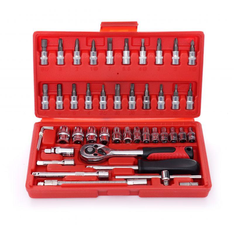 Набір інструментів 1/4" 46 предметів Kraft & Dele KD10525