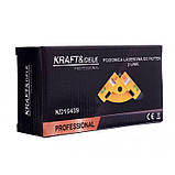 Плитковий лазерний рівень із двома червоними лініями 90° Kraft & Dele KD10439, фото 9