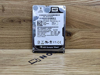 Жорсткий диск для ноутбука Western Digital Scorpio Black 250GB, 7200rpm, 16MB, 2.5", SATA II (WD2500BEKT) Вживаний