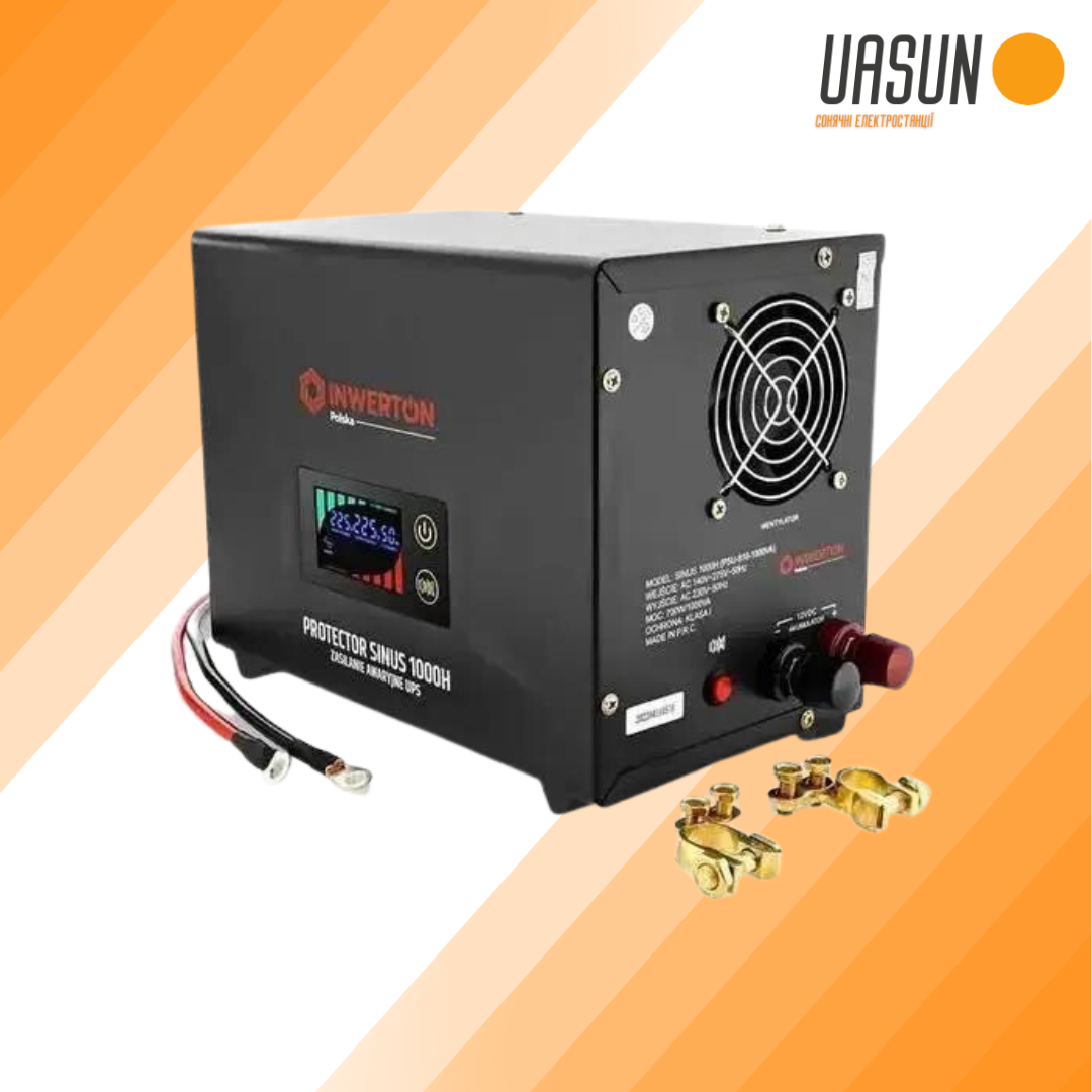 Аварійне джерело живлення PROTECTOR SINUS 800H ДБЖ для котлів із чистою синусоїдою UPS мережевий, фото 1