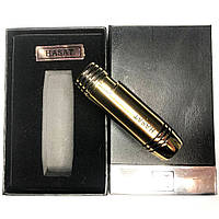 Турбо-зажигалка с пробойником для сигар в подарочной коробке IJ-481 HASAT 56659