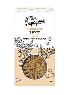 Макарони завитки з нуту 300г Happyroni