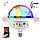 Диско-куля світломузика диско куля з цоколем Music YF-602 Ball E27, фото 5