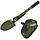 Складна лопата, туристична лопата для кемпінгу, міні лопата, саперна лопата Shovel Mini + чохол. VE-774 Колір: зелений, фото 7