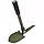 Складна лопата, туристична лопата для кемпінгу, міні лопата, саперна лопата Shovel Mini + чохол. VE-774 Колір: зелений, фото 8