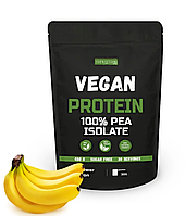 Изолят горохового протеина без жиров, низкокалорийный "Банановый рай", 450 г, Feel Power