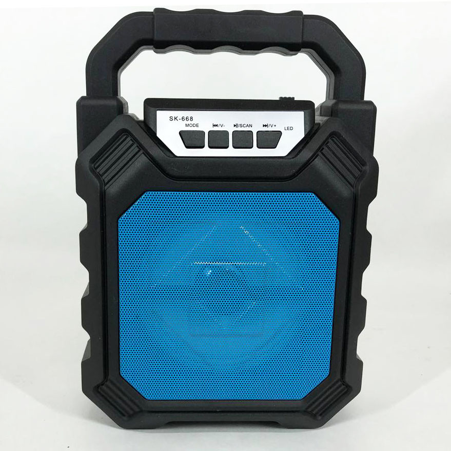 Бездротова портативна колонка Bluetooth YF-668BT. SY-697 Колір: синій