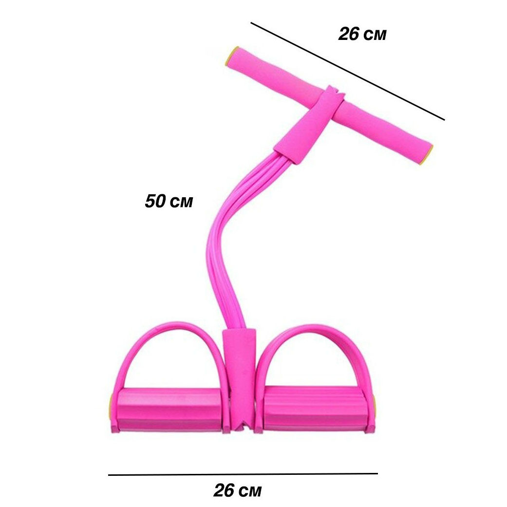 Тренажер для фітнесу Pull Reducer. SO-698 Колір: рожевий